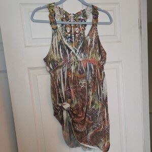 Love Culture Multicolor Sleeveless Blouse